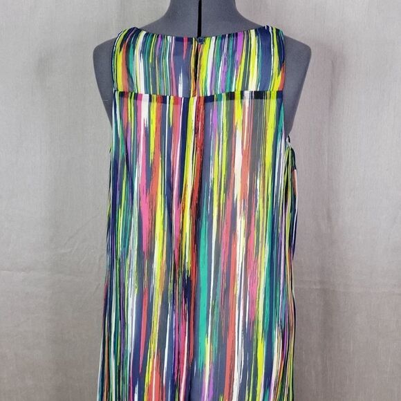 SANGRIA‎ Multicolored Striped Sleeveless Maxi Dress Size 6 - Picture 6 of 9